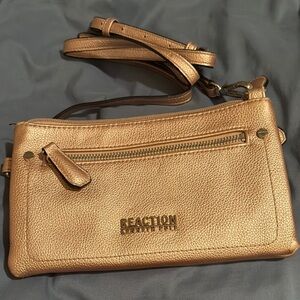 Women's Gold Crossbody Bag